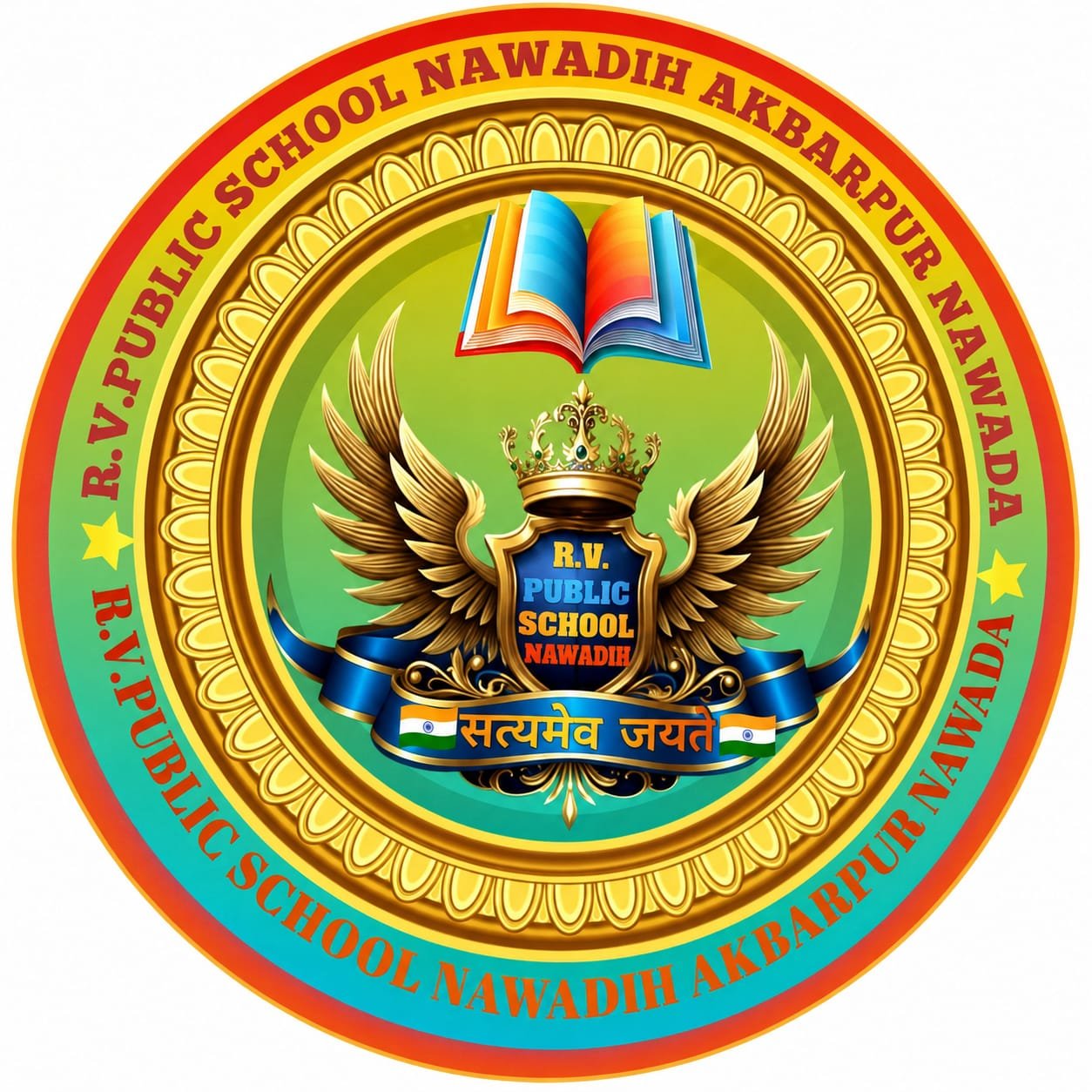 R.V Public School Logo